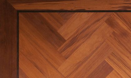 Teak Visgraat Parket - Knulst Houten Vloeren - Nunspeet - www.knulsthoutenvloeren.nl