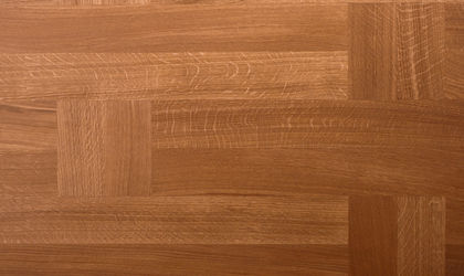 Eiken Parketvloer Tapis Hollands Patroon Naturel Geolied