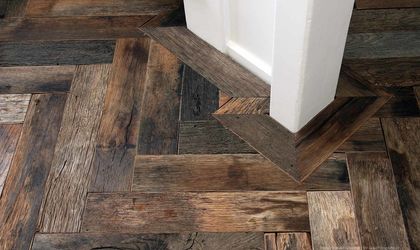 Inspiratie - Oude Houten Visgraatvloer - Reclaimed Wood - Raftwood - Knulst Houten Vloeren - Nunspeet - www.knulsthoutenvloeren.nl