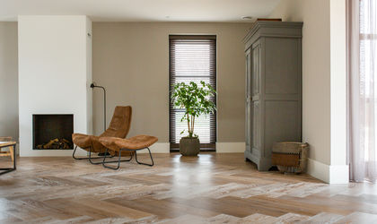 Inspiratie - Europees Eiken Multiplank Duoplank Visgraatvloer - Knulst Houten Vloeren - Nunspeet - www.knulsthoutenvloeren.nl