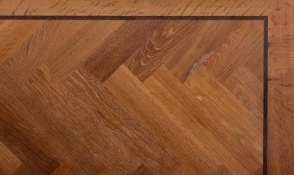 Eiken Visgraat Gestoomd Olie Woca Wit - Knulst Houten Vloeren - Nunspeet - www.knulsthoutenvloeren.nl